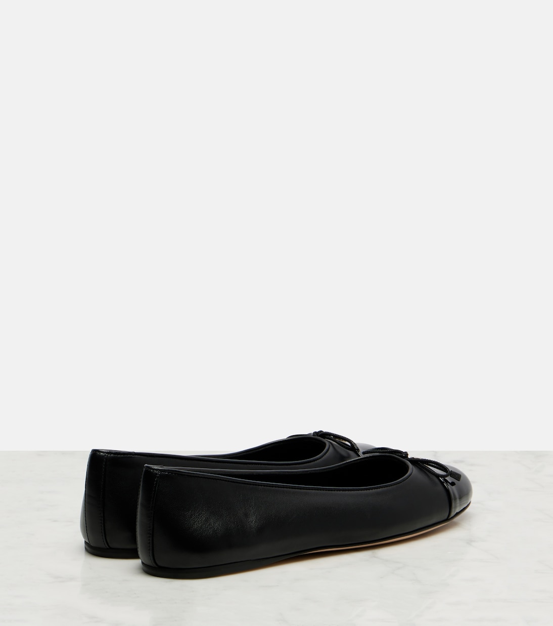 Double G leather ballet flats | Gucci