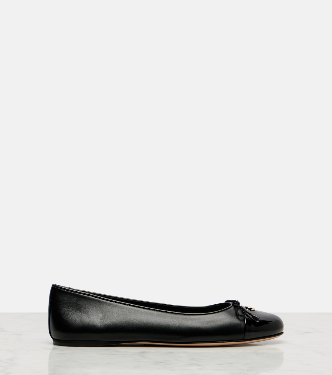 Double G leather ballet flats | Gucci