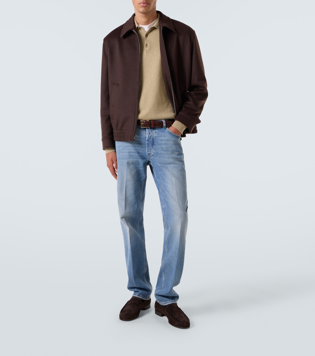 Cashmere and wool blouson  | Lardini