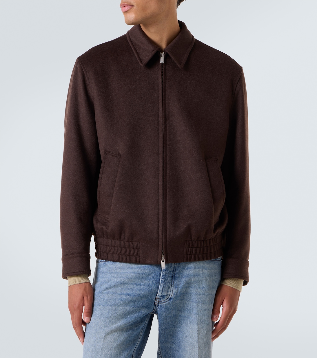 Cashmere and wool blouson  | Lardini