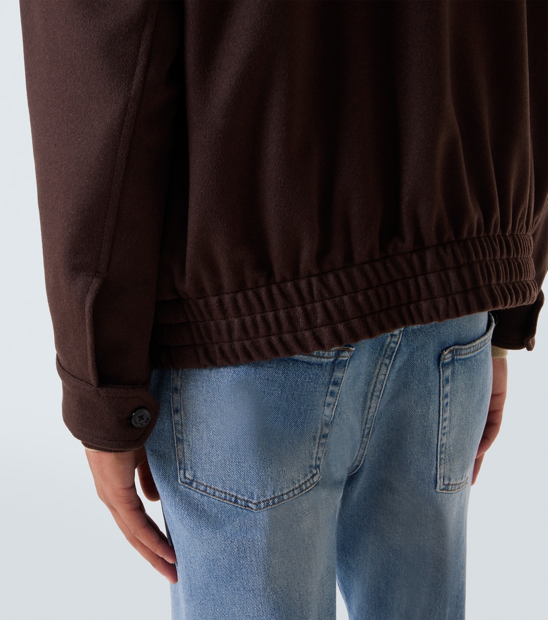 Cashmere and wool blouson  | Lardini