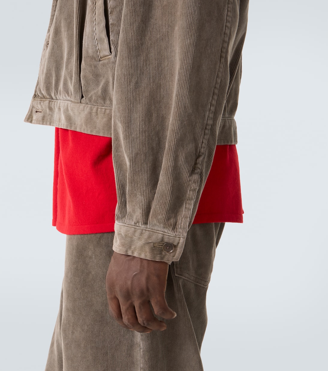 Veste blouson en velours côtelé de coton | Auralee