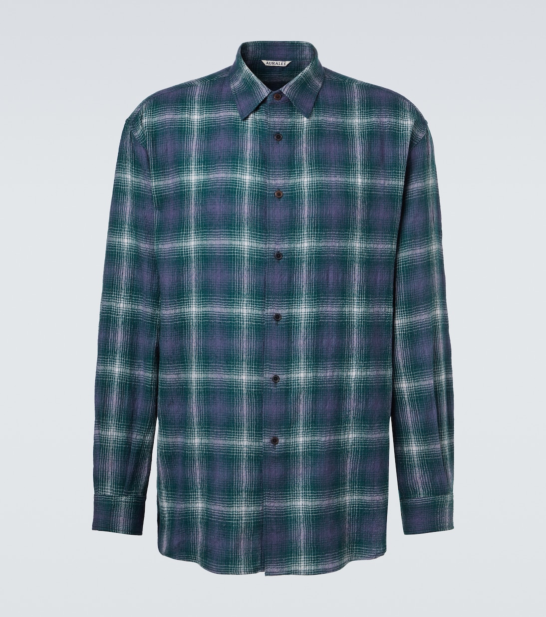 Checked wool shirt | Auralee