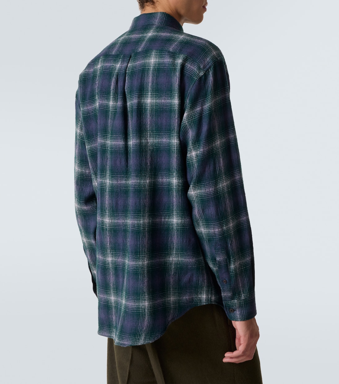 Checked wool shirt | Auralee