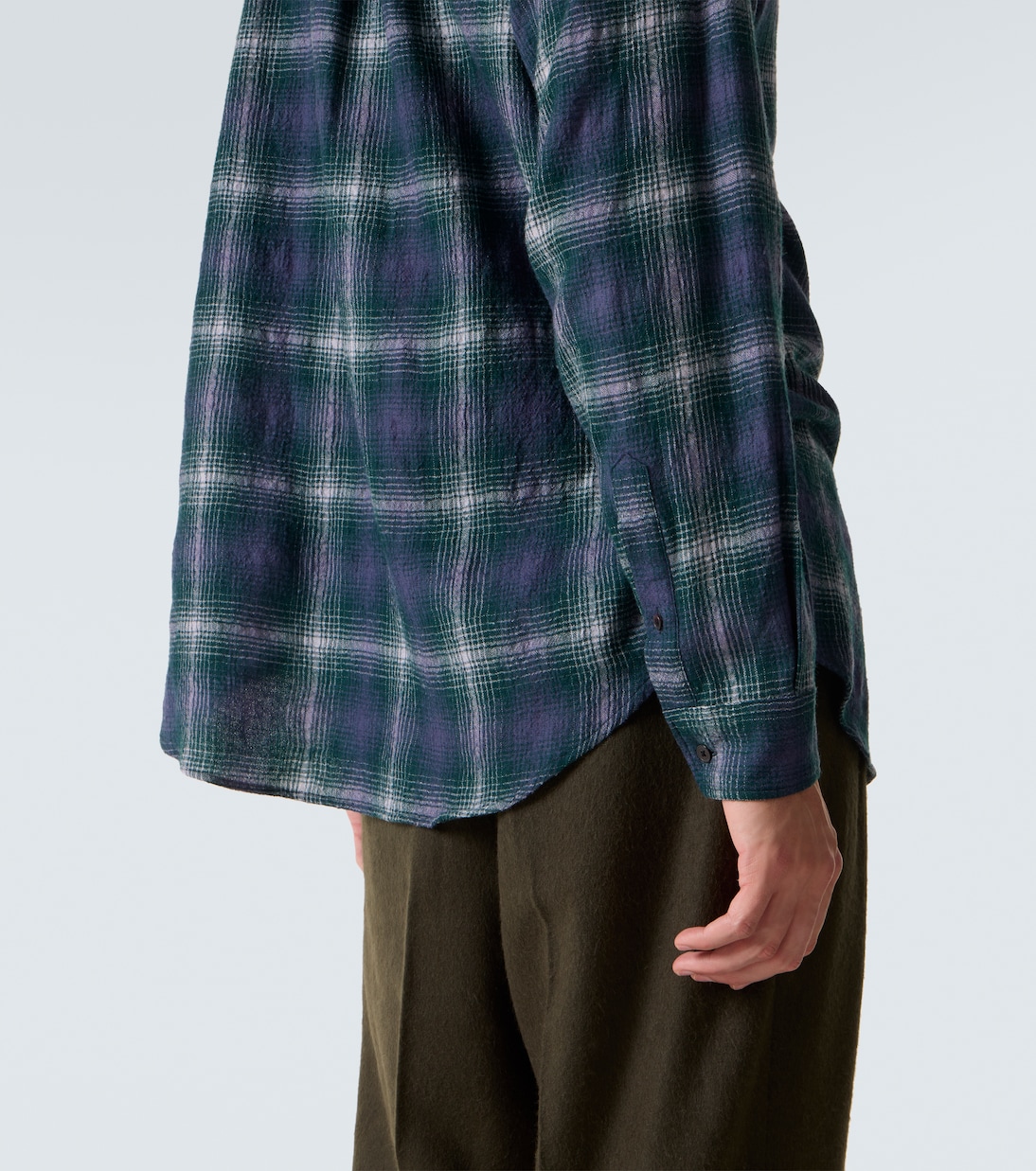 Checked wool shirt | Auralee