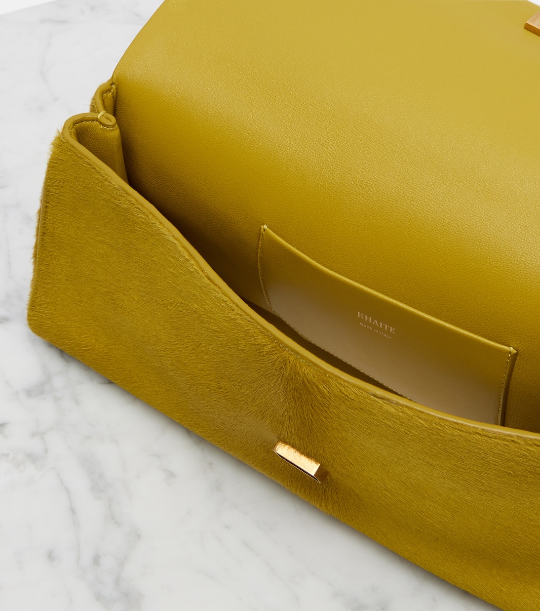 Audrey calf hair clutch | Khaite
