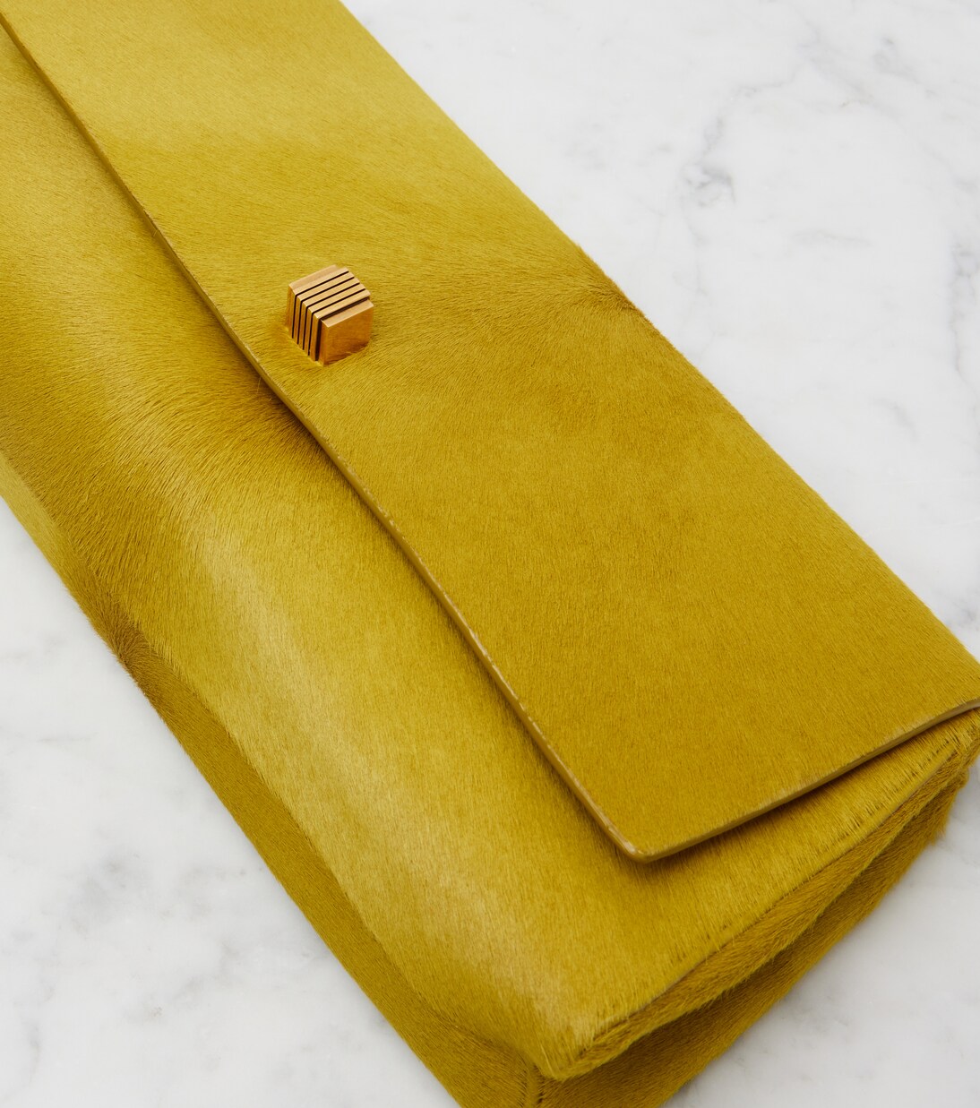 Audrey calf hair clutch | Khaite