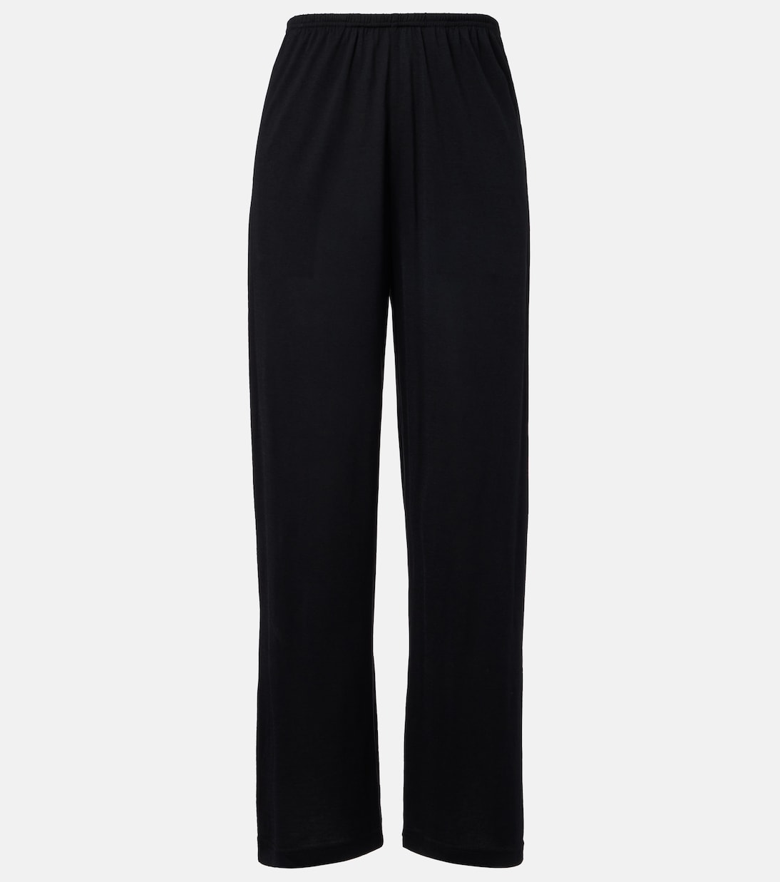 Pantalon droit en coton et soie  | Toteme