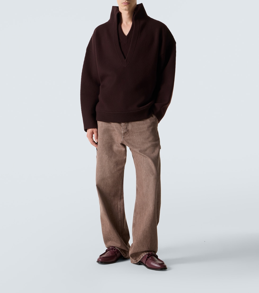 Ribbed-knit wool sweater | Bottega Veneta