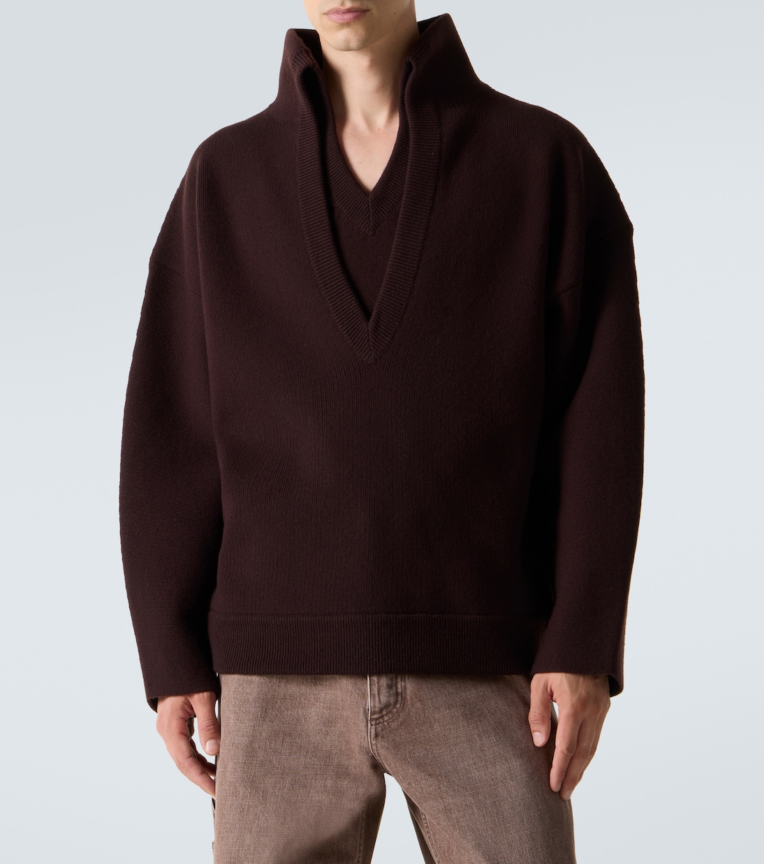 Ribbed-knit wool sweater | Bottega Veneta