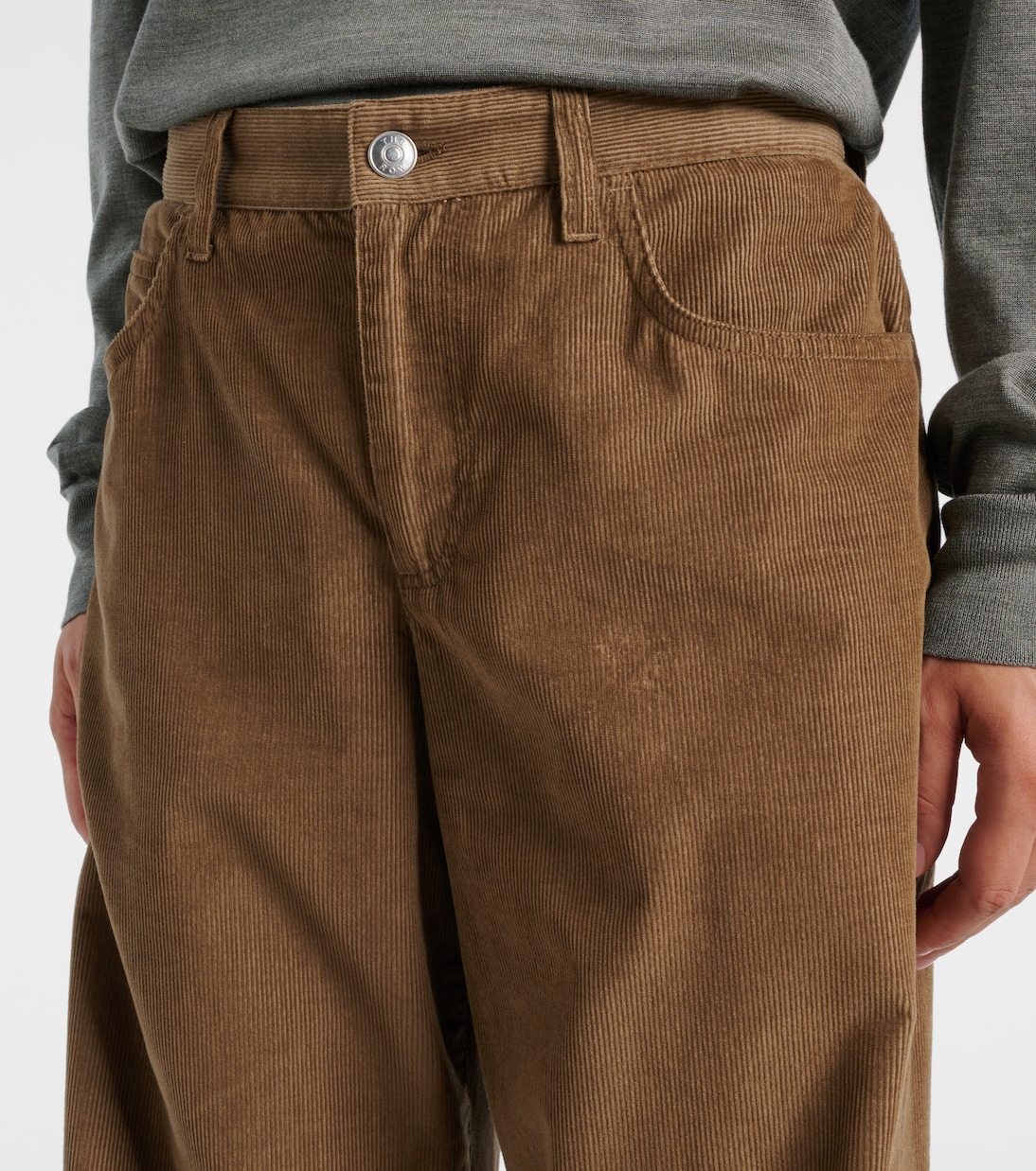 Eglitta corduroy straight pants | The Row