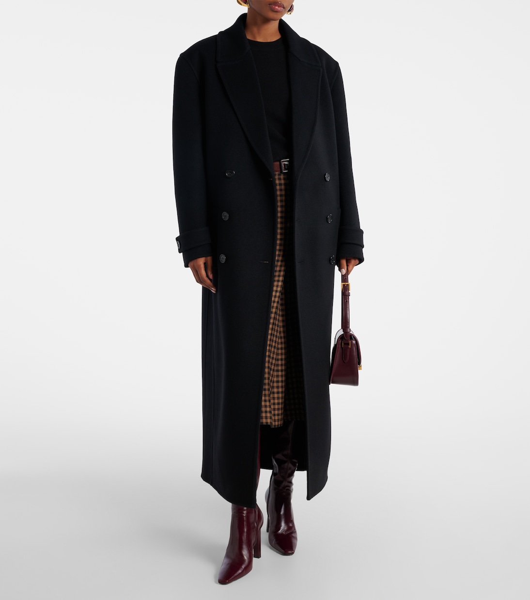Double-breasted wool coat | Saint Laurent