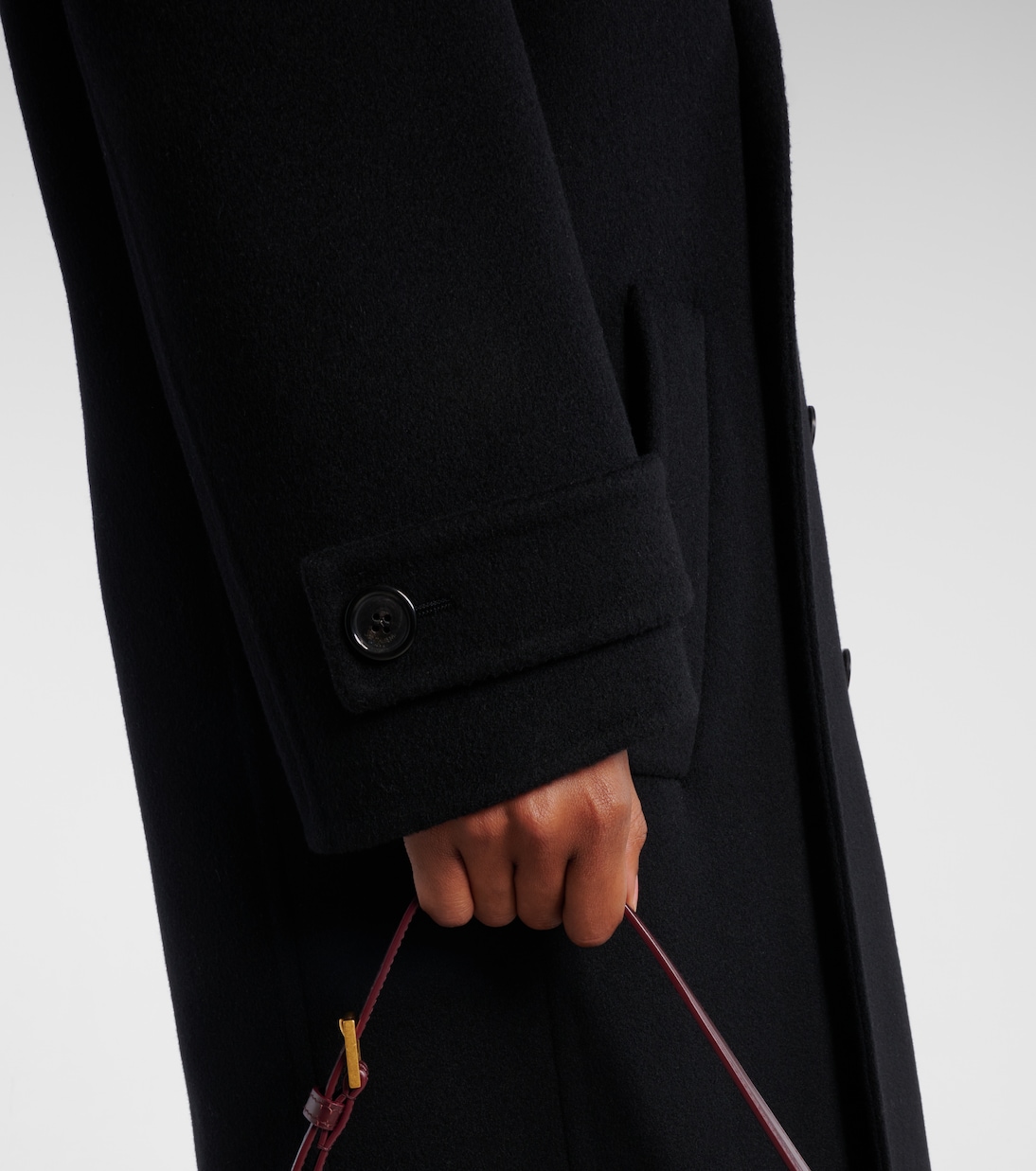 Double-breasted wool coat | Saint Laurent