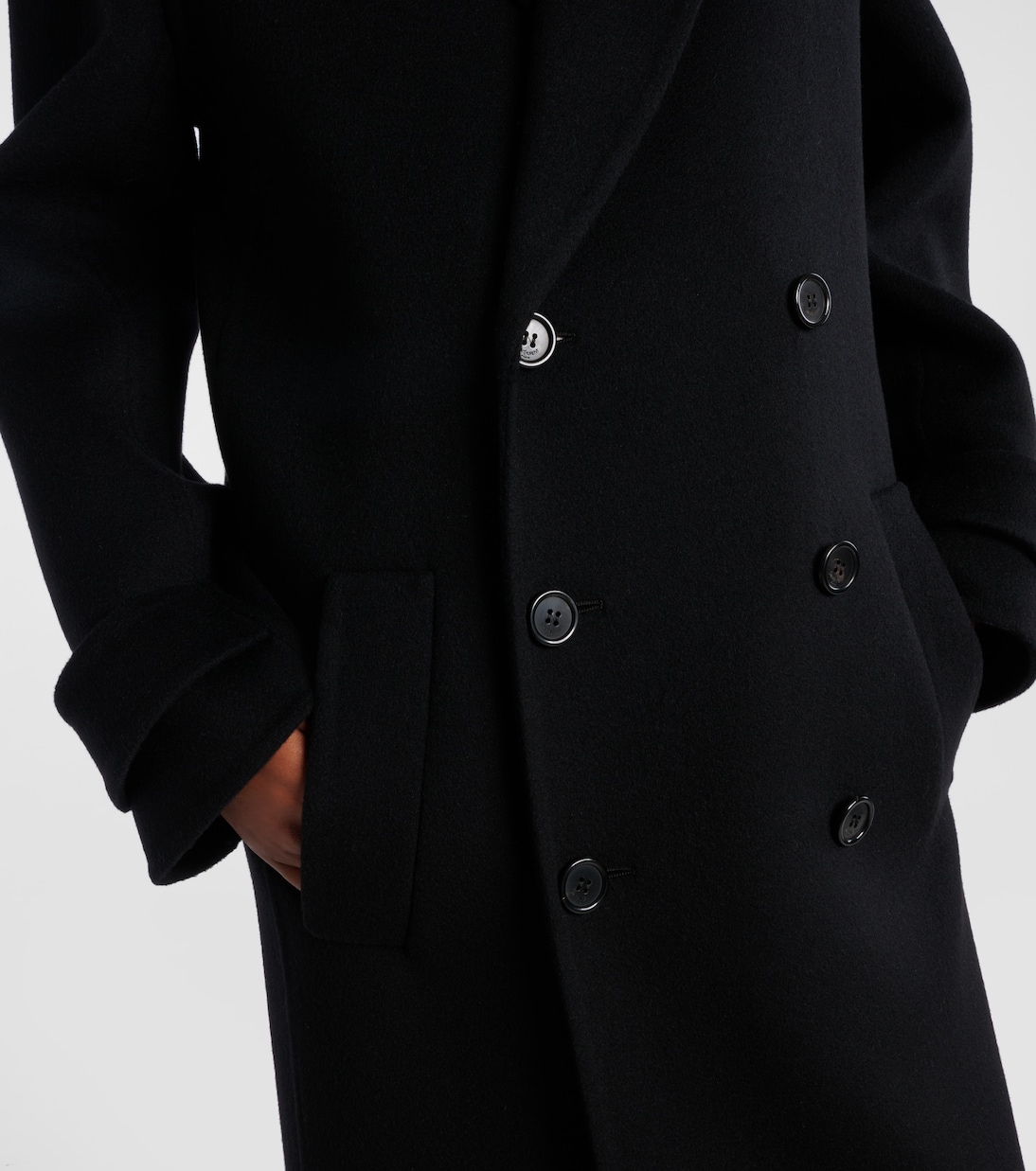 Double-breasted wool coat | Saint Laurent