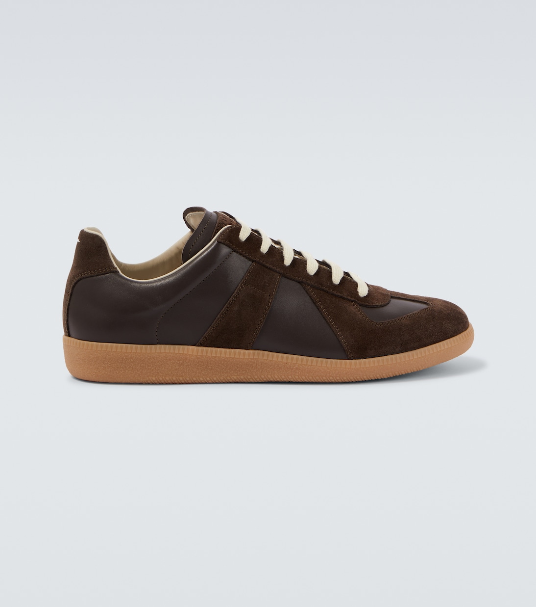 Replica leather and suede sneakers | Maison Margiela