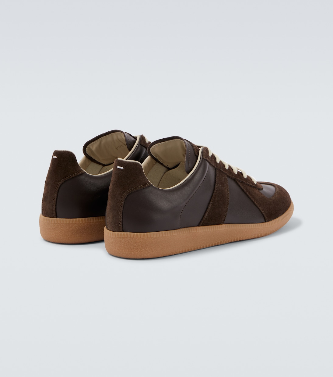 Replica leather and suede sneakers | Maison Margiela