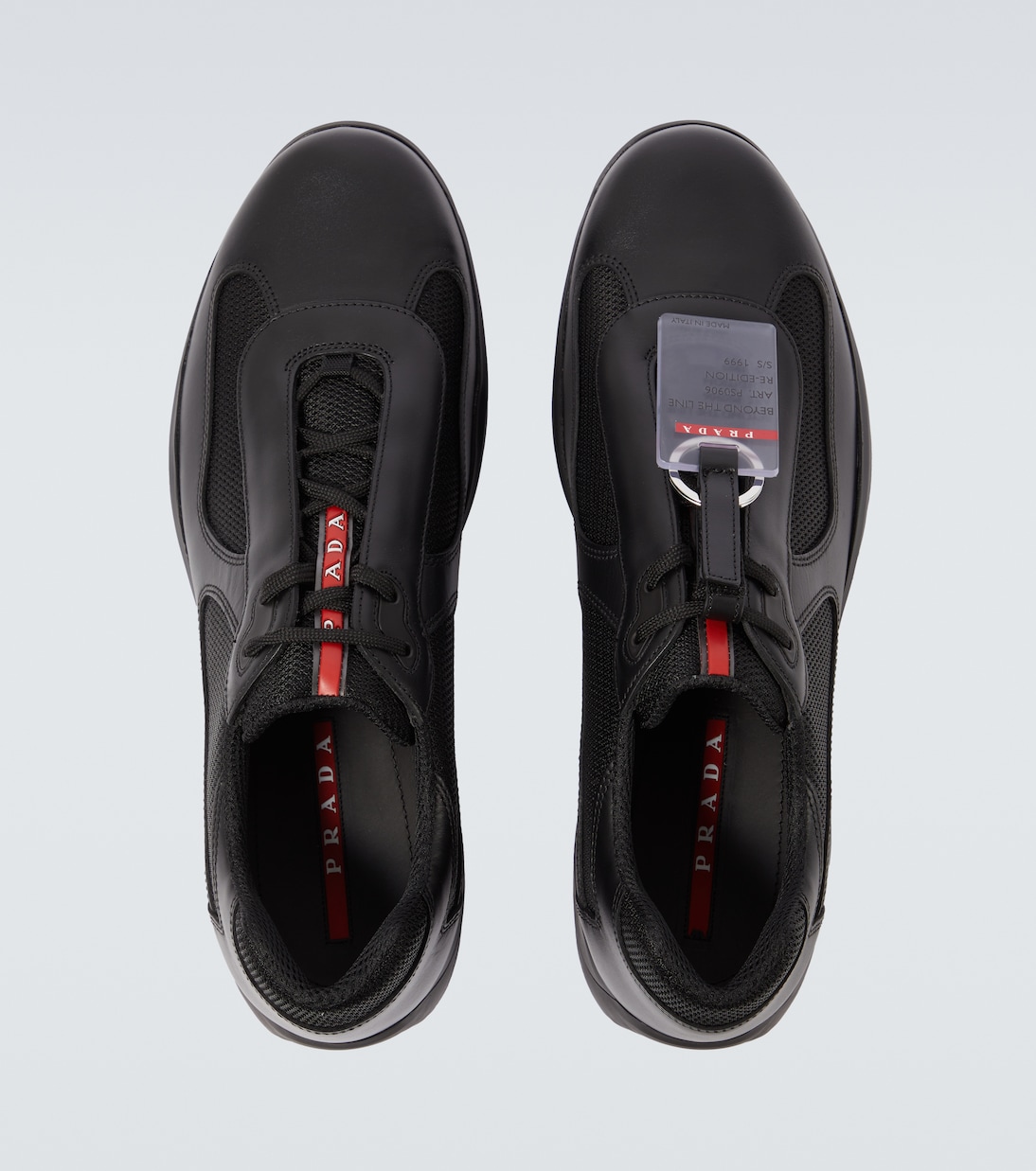 Sneakers America's Cup mit Leder | Prada