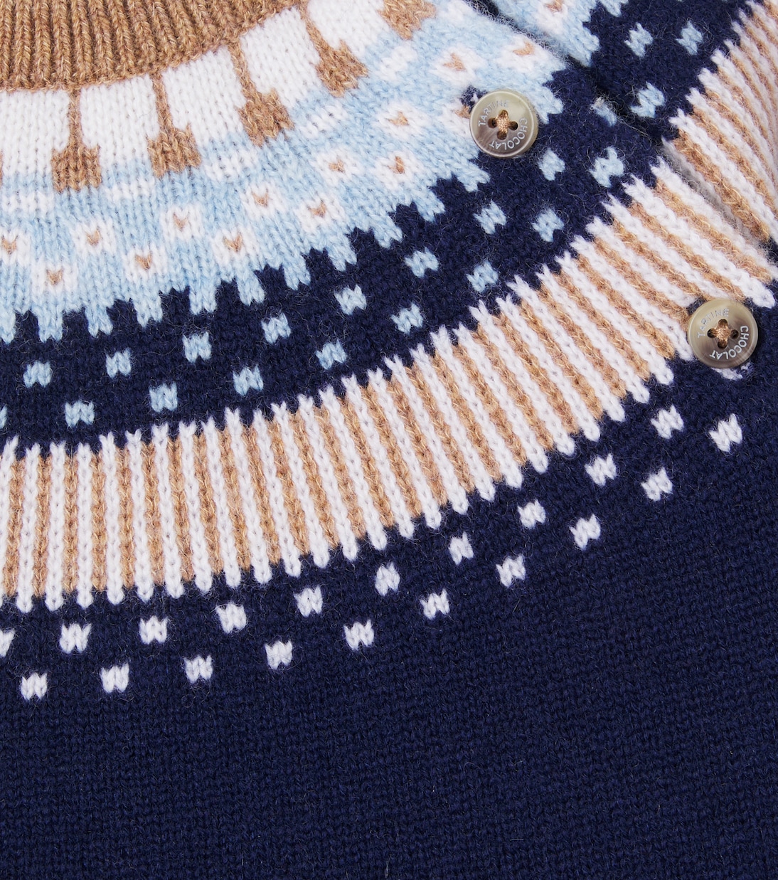 Baby Pullover aus Woll-Jacquard | Tartine et Chocolat