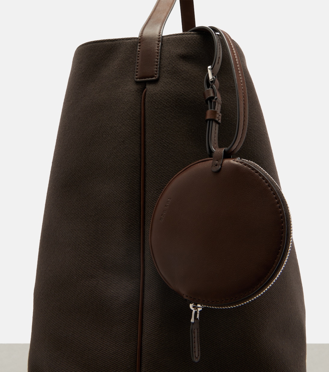 N/S Park Large canvas and leather tote bag | The Row