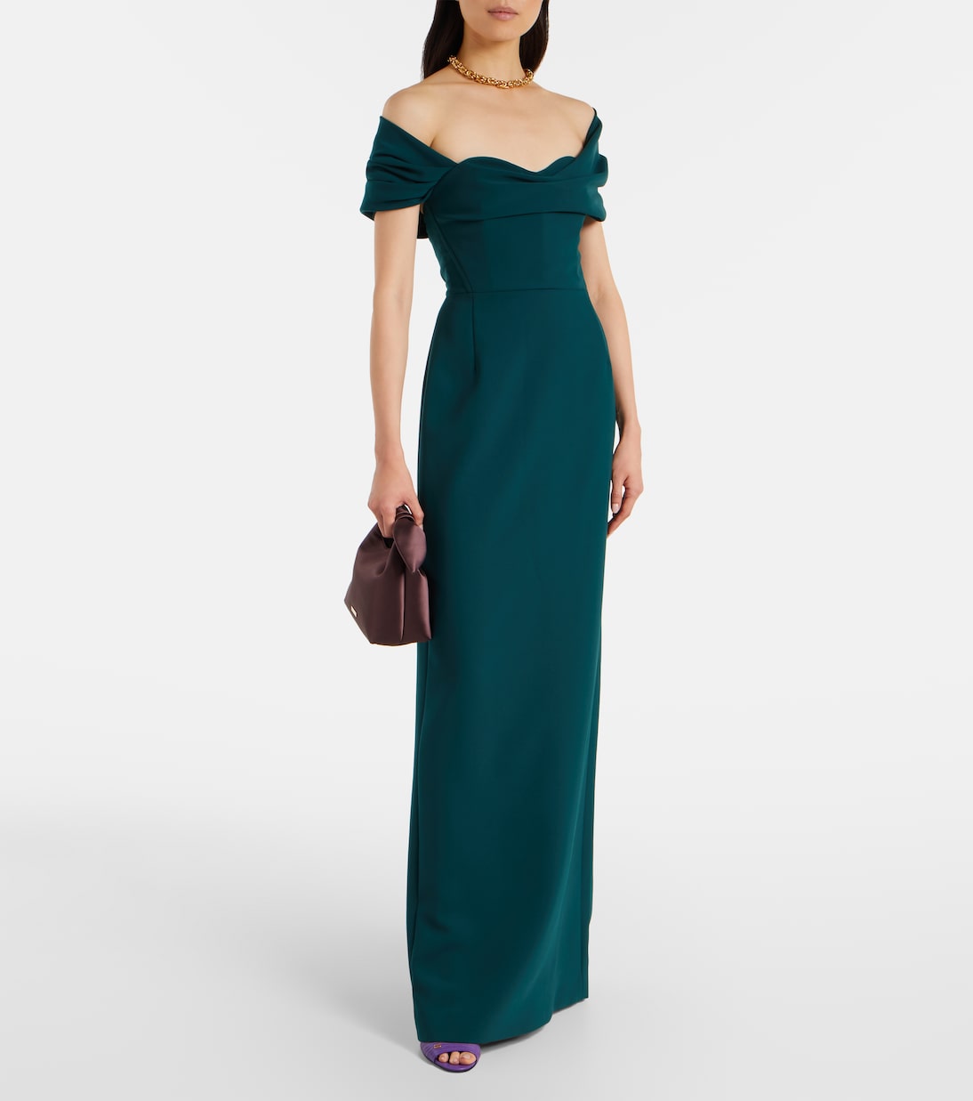 Vestido de fiesta de crepé | Carolina Herrera