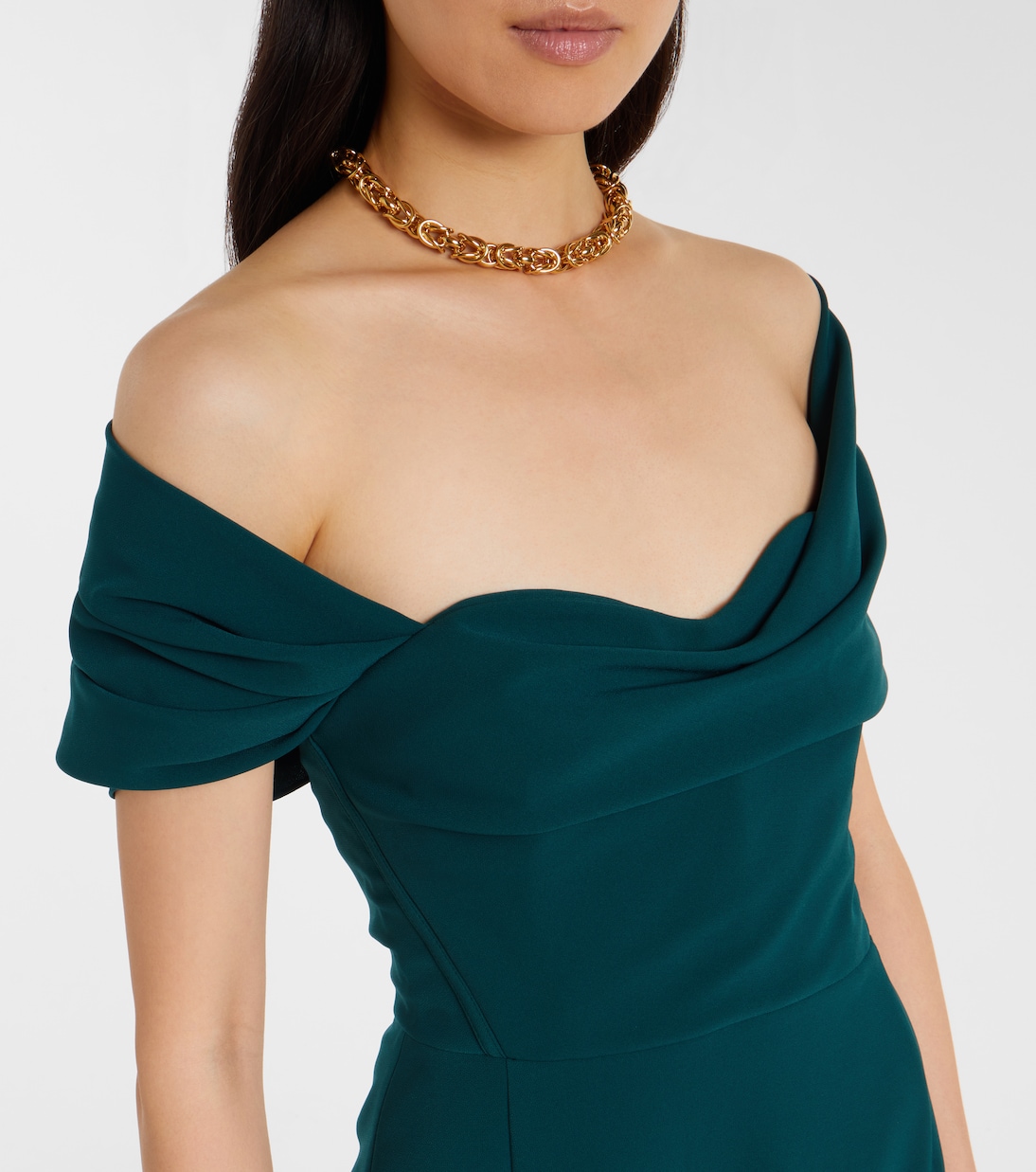 Vestido de fiesta de crepé | Carolina Herrera