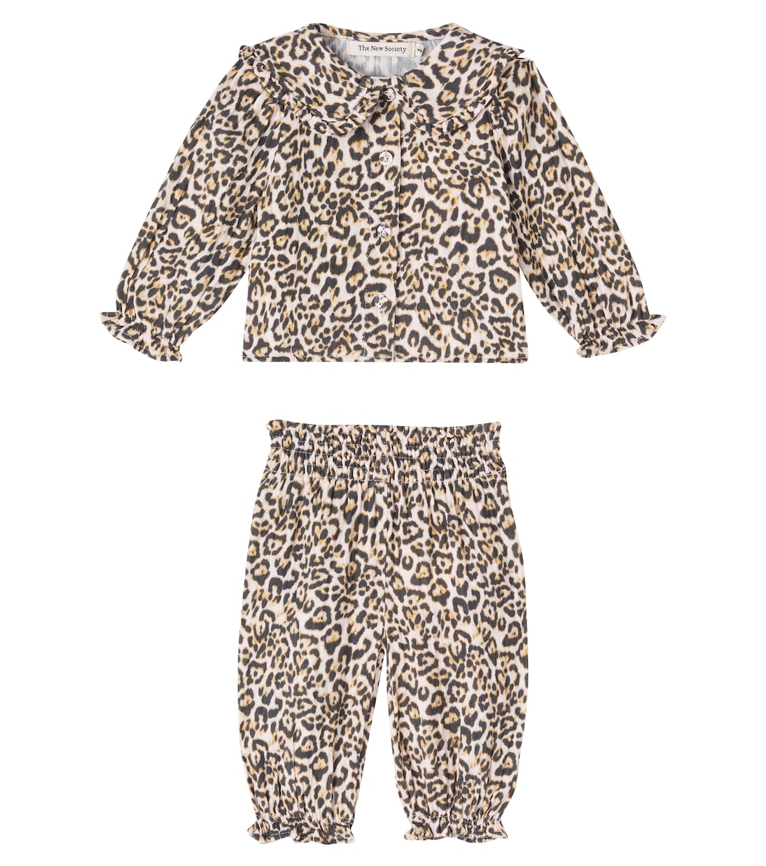 Baby Nelia cotton blouse and pants set | The New Society