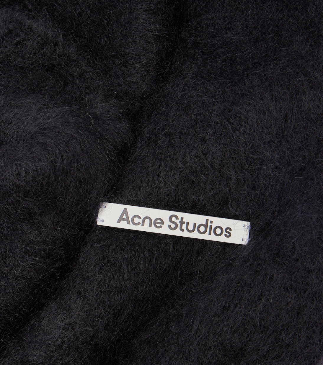 Kooder hooded mohair and wool-blend scarf | Acne Studios
