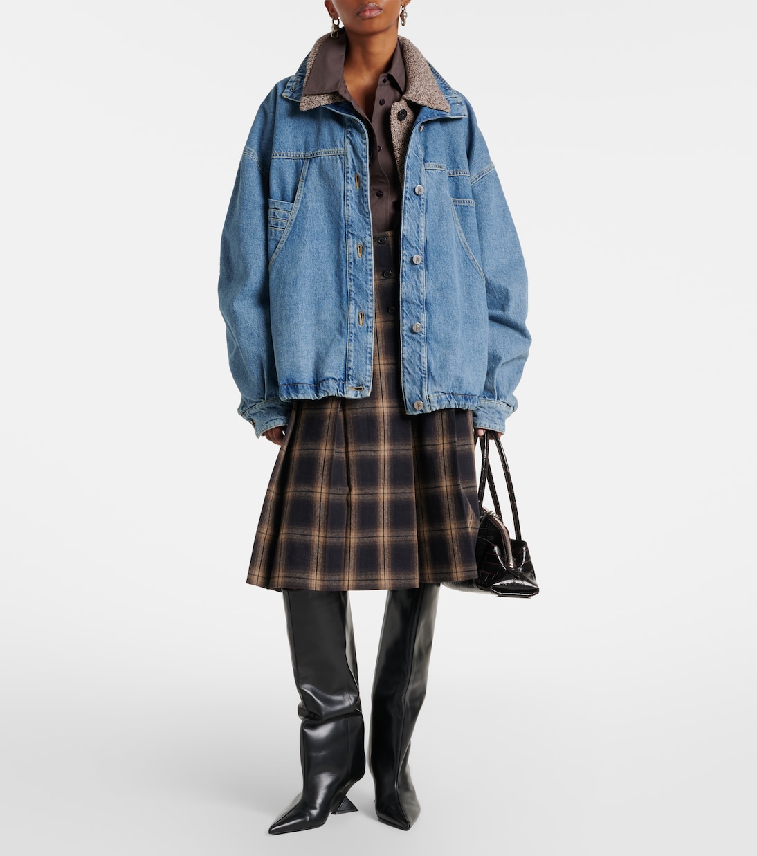 Bomber oversize di jeans | The Attico