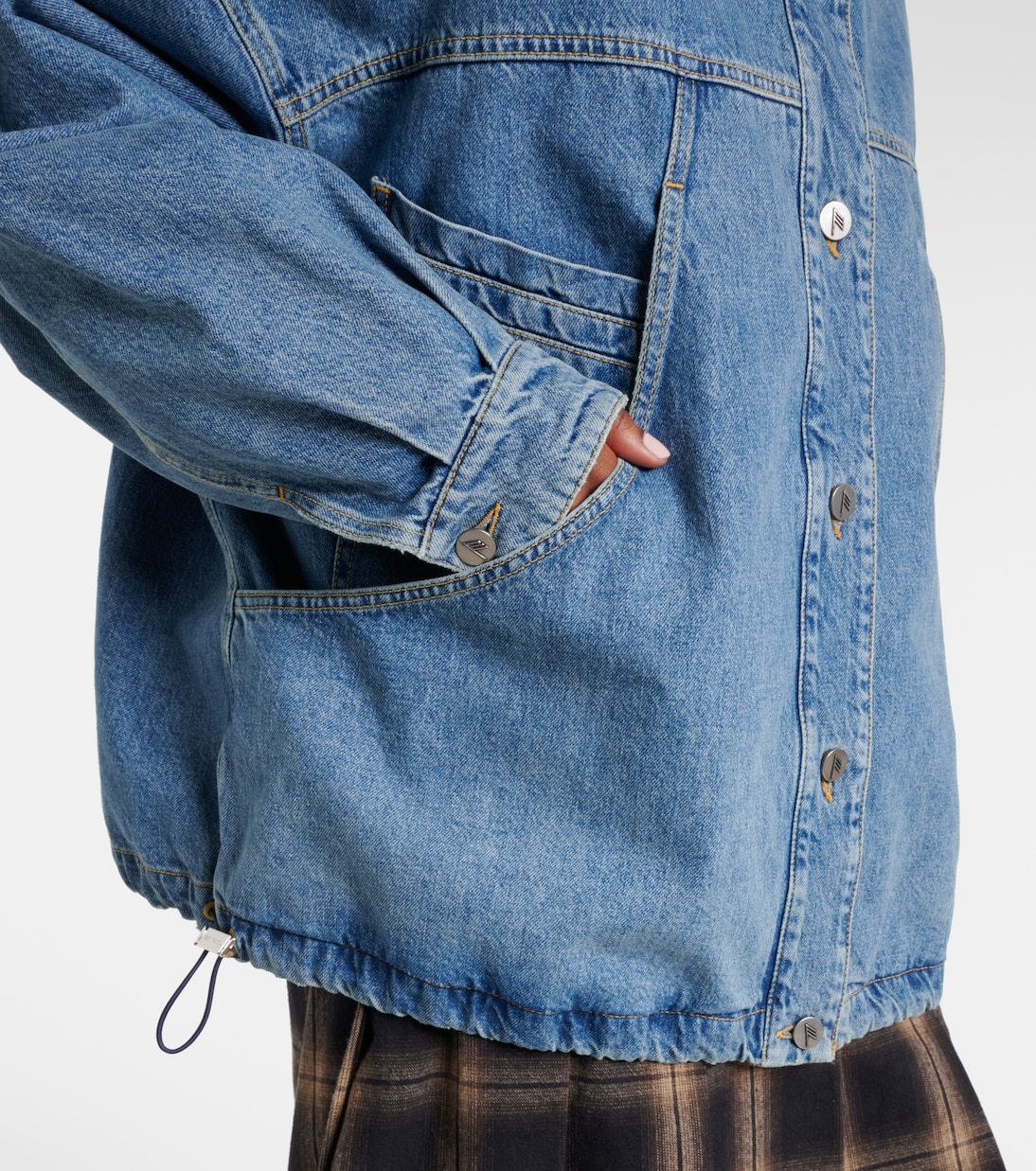 Bomber oversize di jeans | The Attico