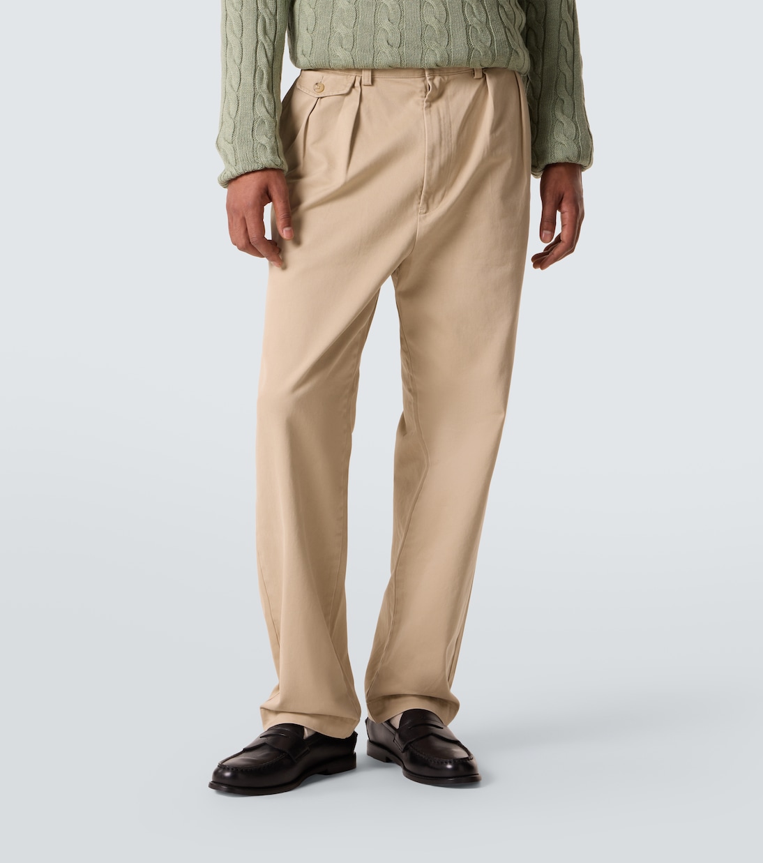 High-rise cotton straight chinos | Polo Ralph Lauren