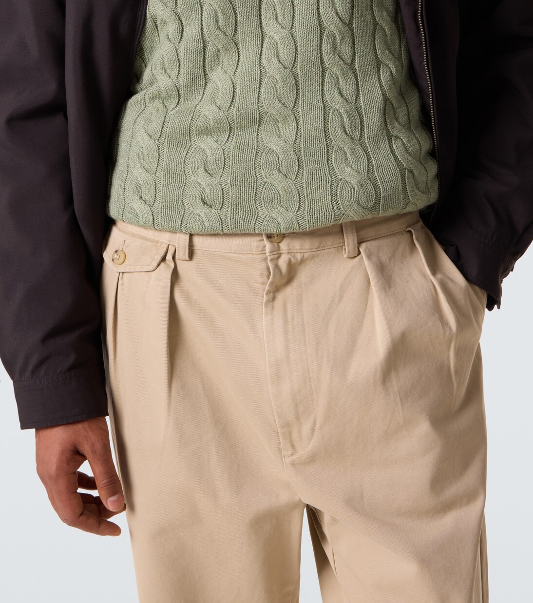 High-rise cotton straight chinos | Polo Ralph Lauren