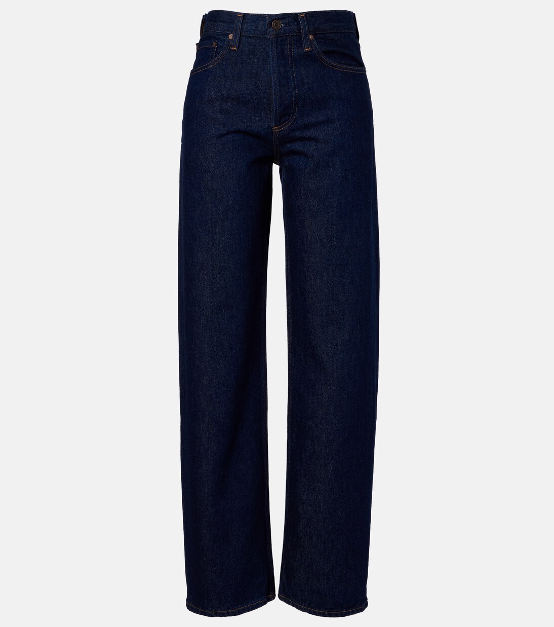 Mid-Rise Wide-Leg Jeans Arc | Agolde