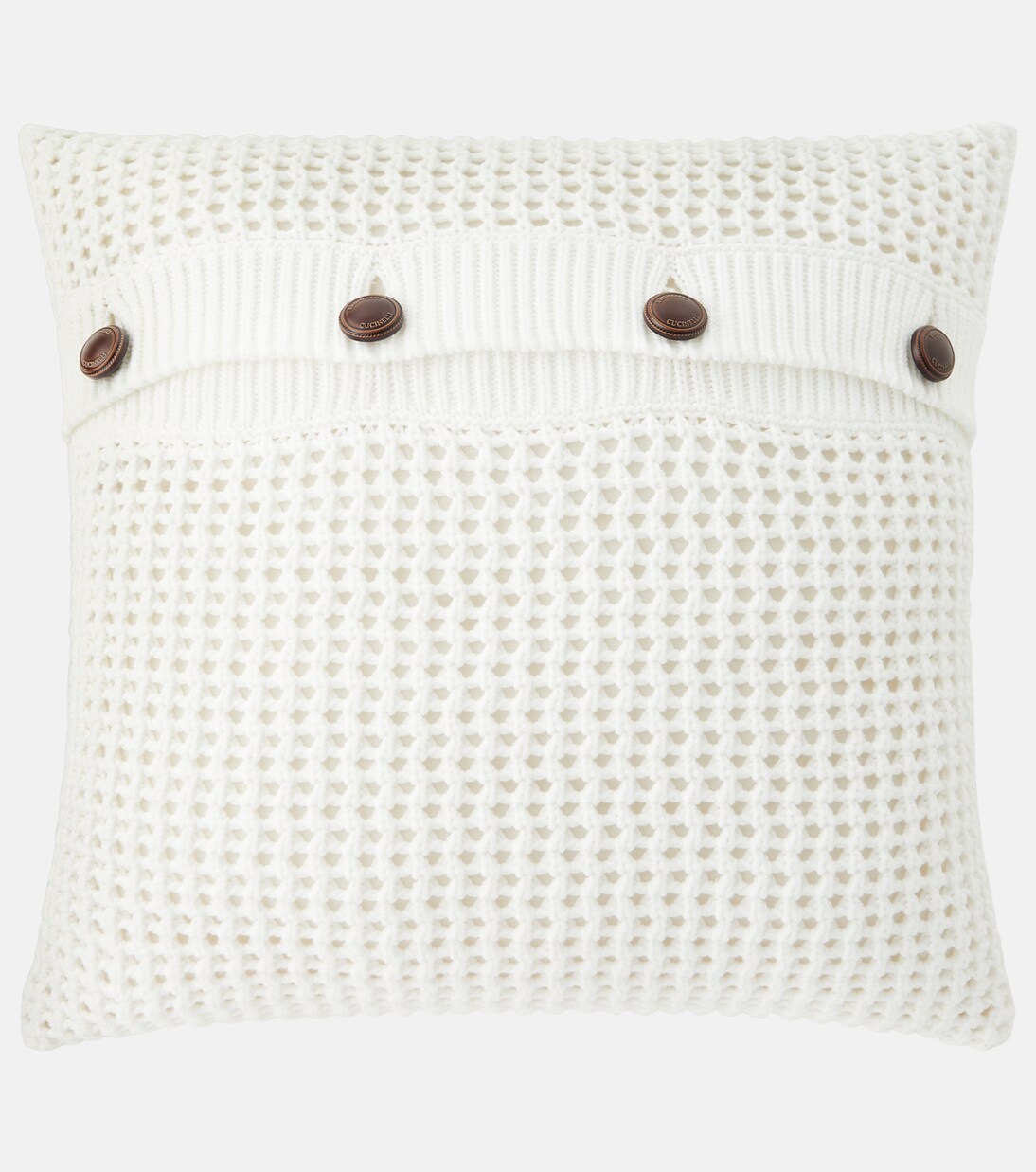 Cotton-blend cushion | Brunello Cucinelli