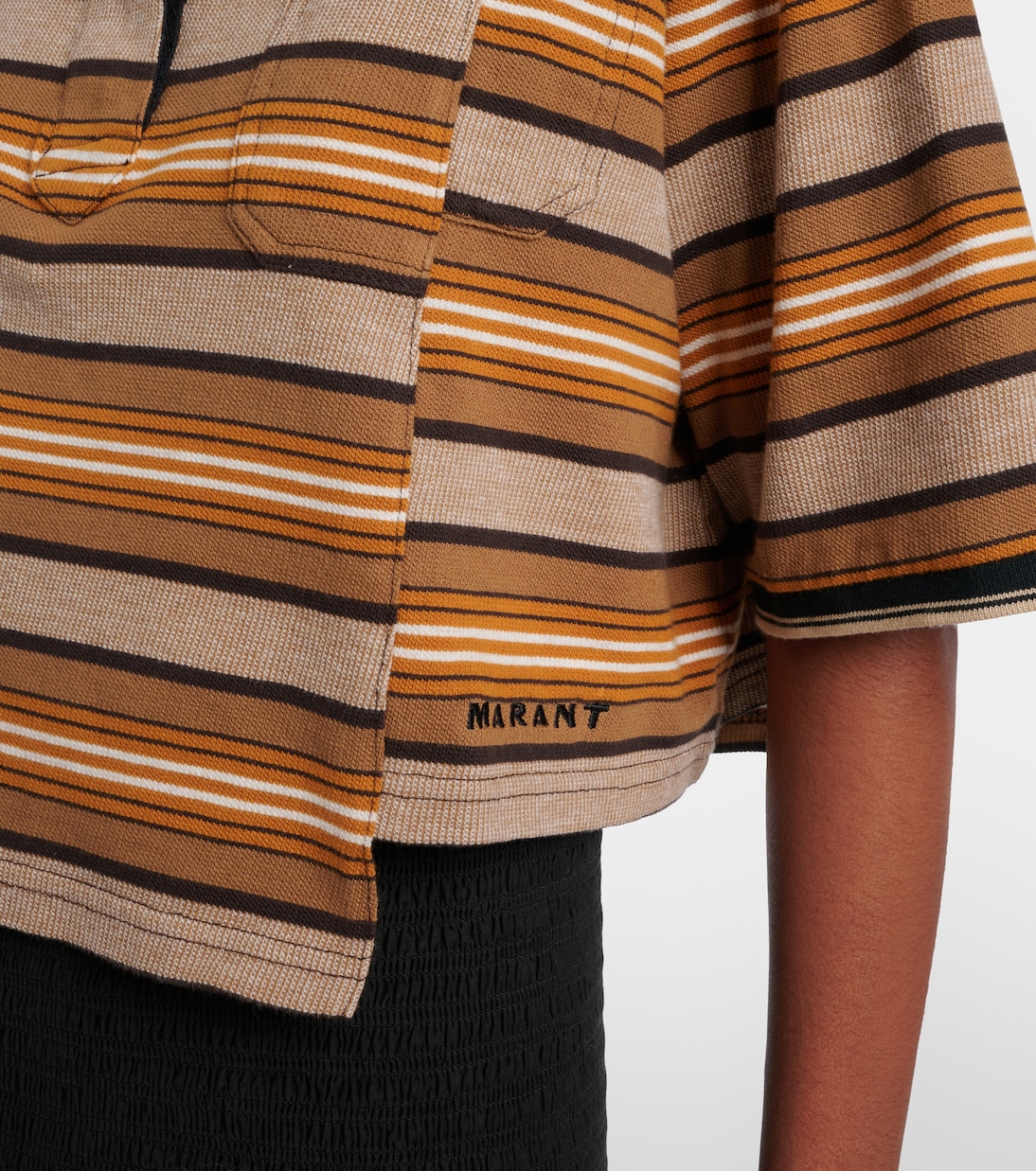 Isalyne striped cotton polo shirt | Marant Etoile