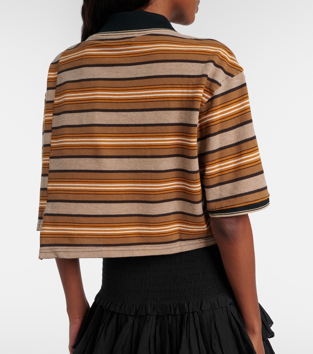Isalyne striped cotton polo shirt | Marant Etoile