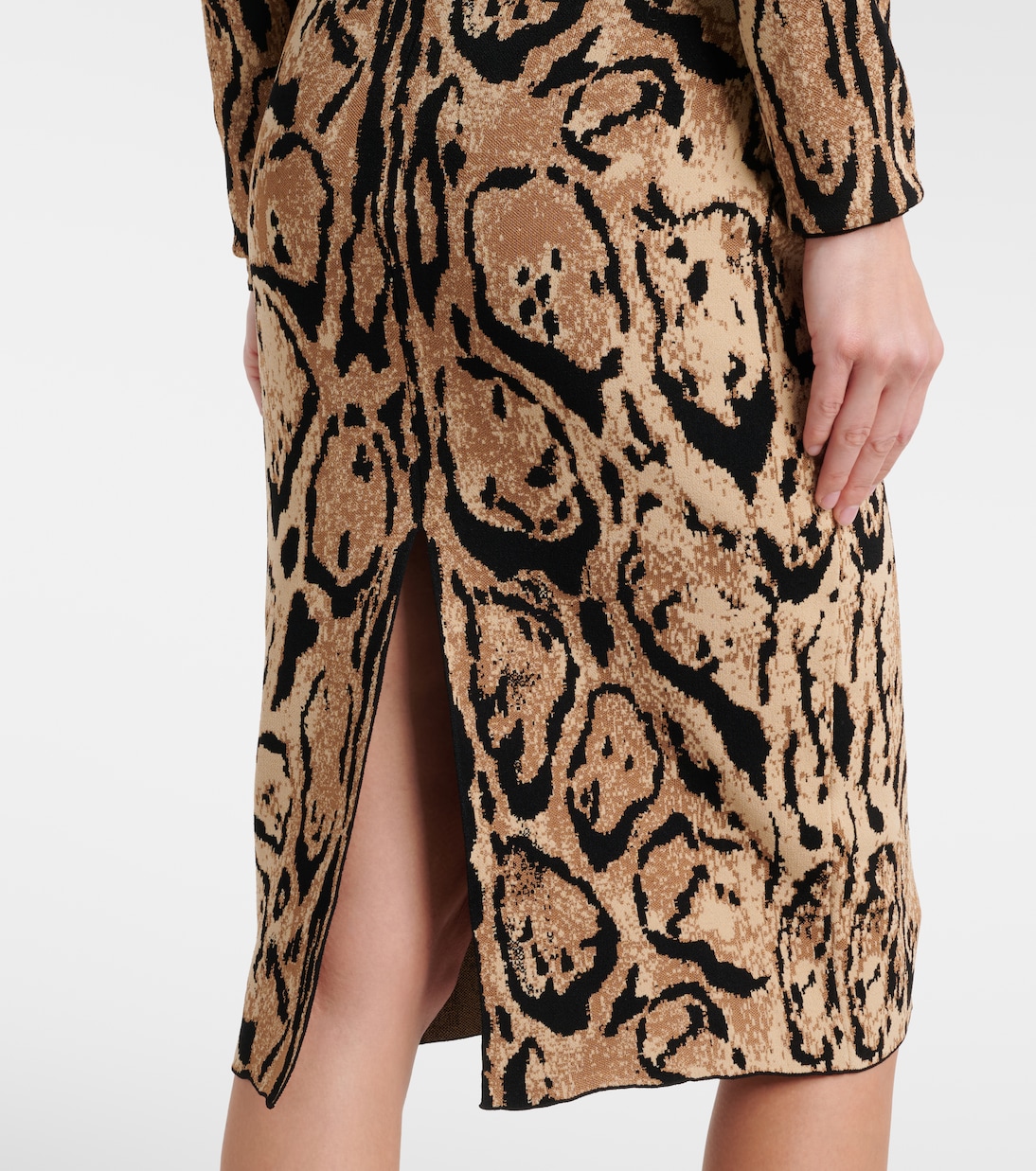 Snake-effect pencil skirt | Stella McCartney