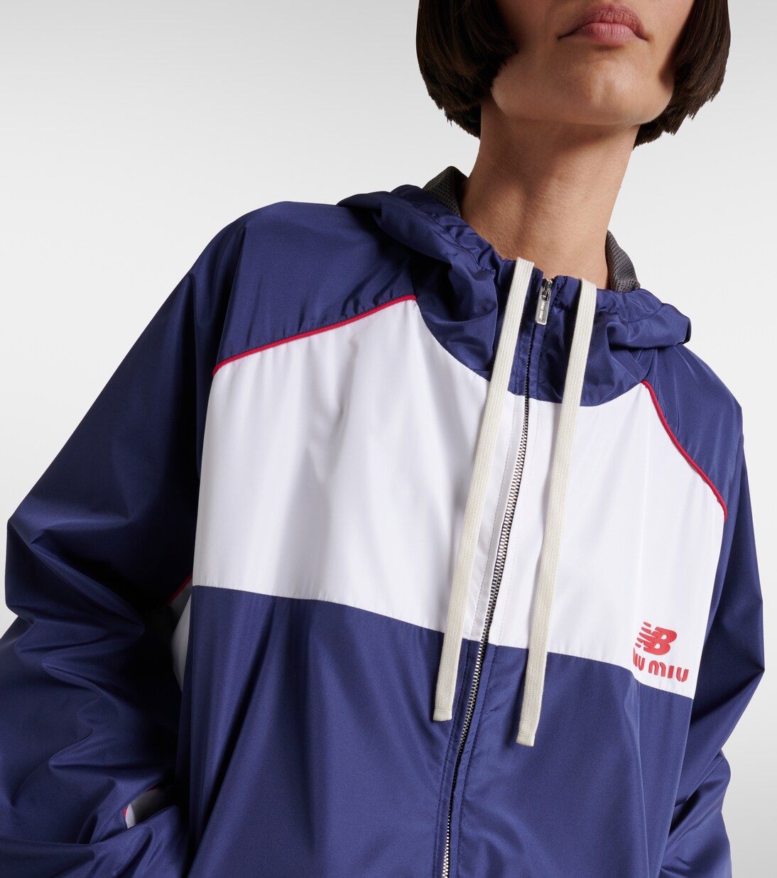 x New Balance poplin track jacket | Miu Miu