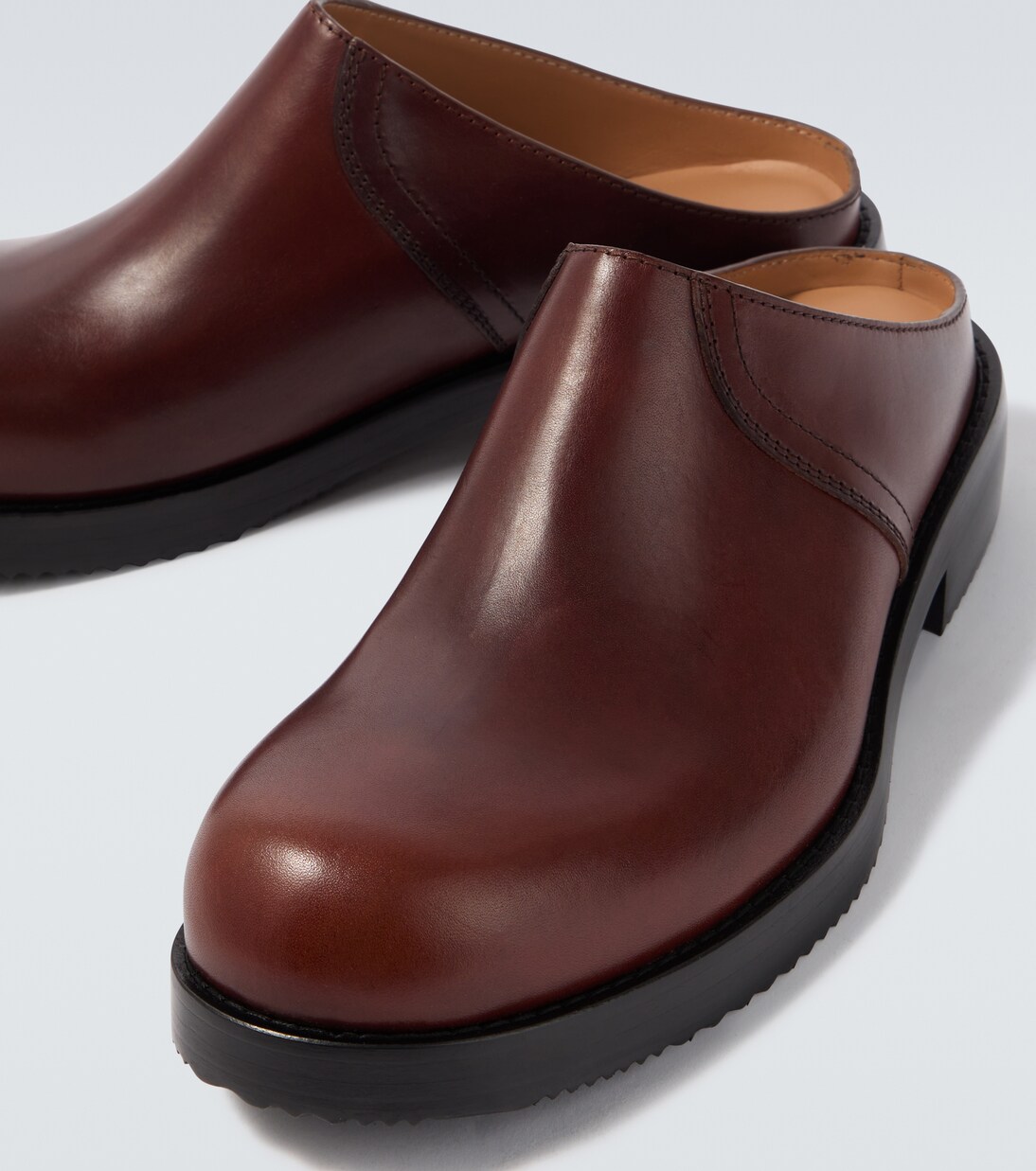 Mules de piel | Dries Van Noten