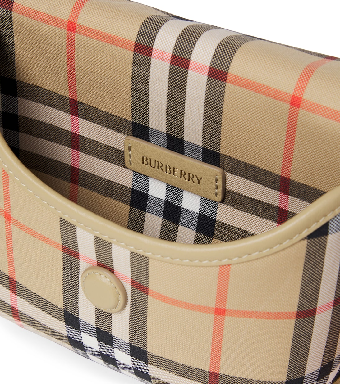 Tasche Burberry Check mit Leder | Burberry Kids