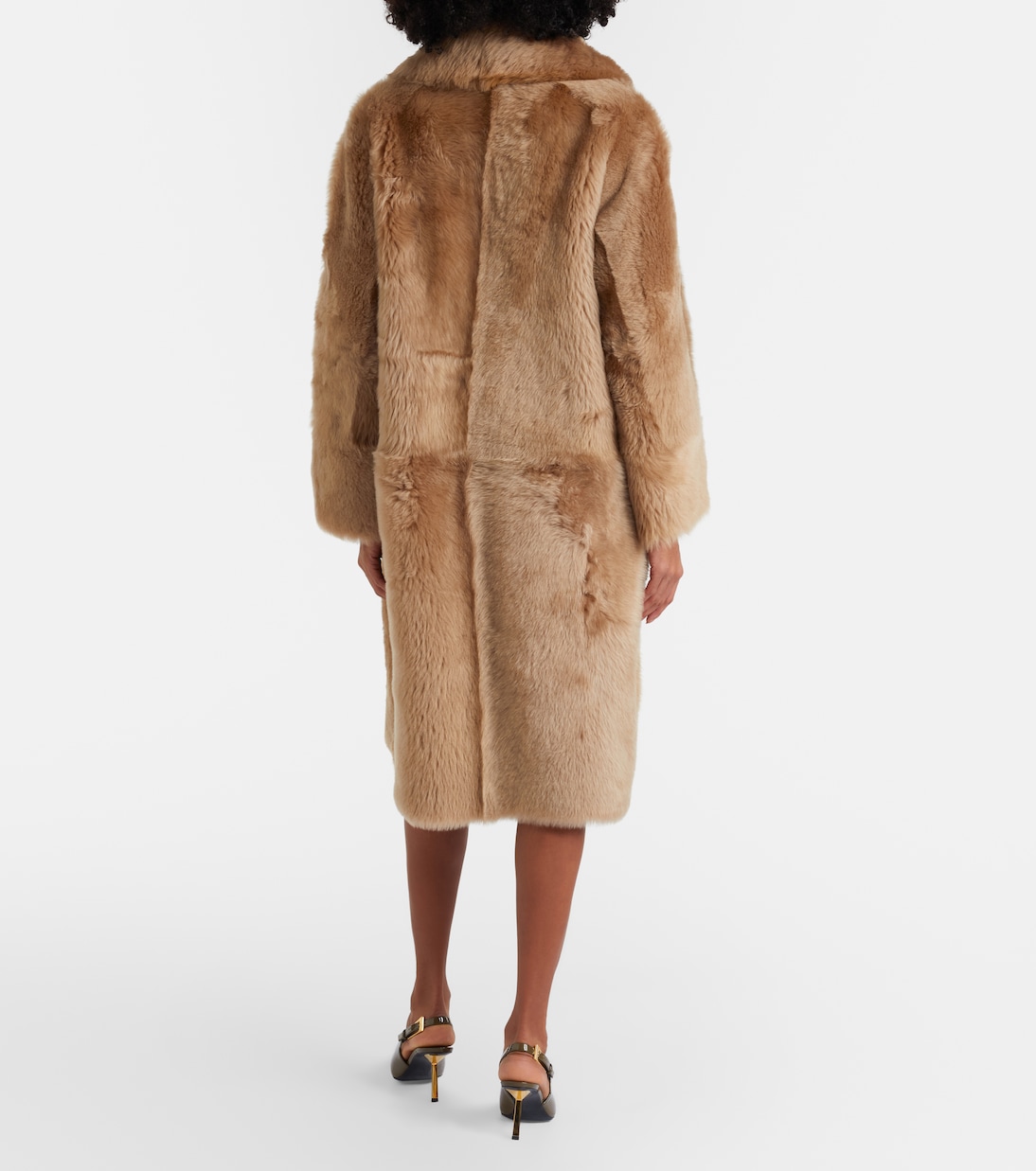 Anaïs shearling coat | Nour Hammour