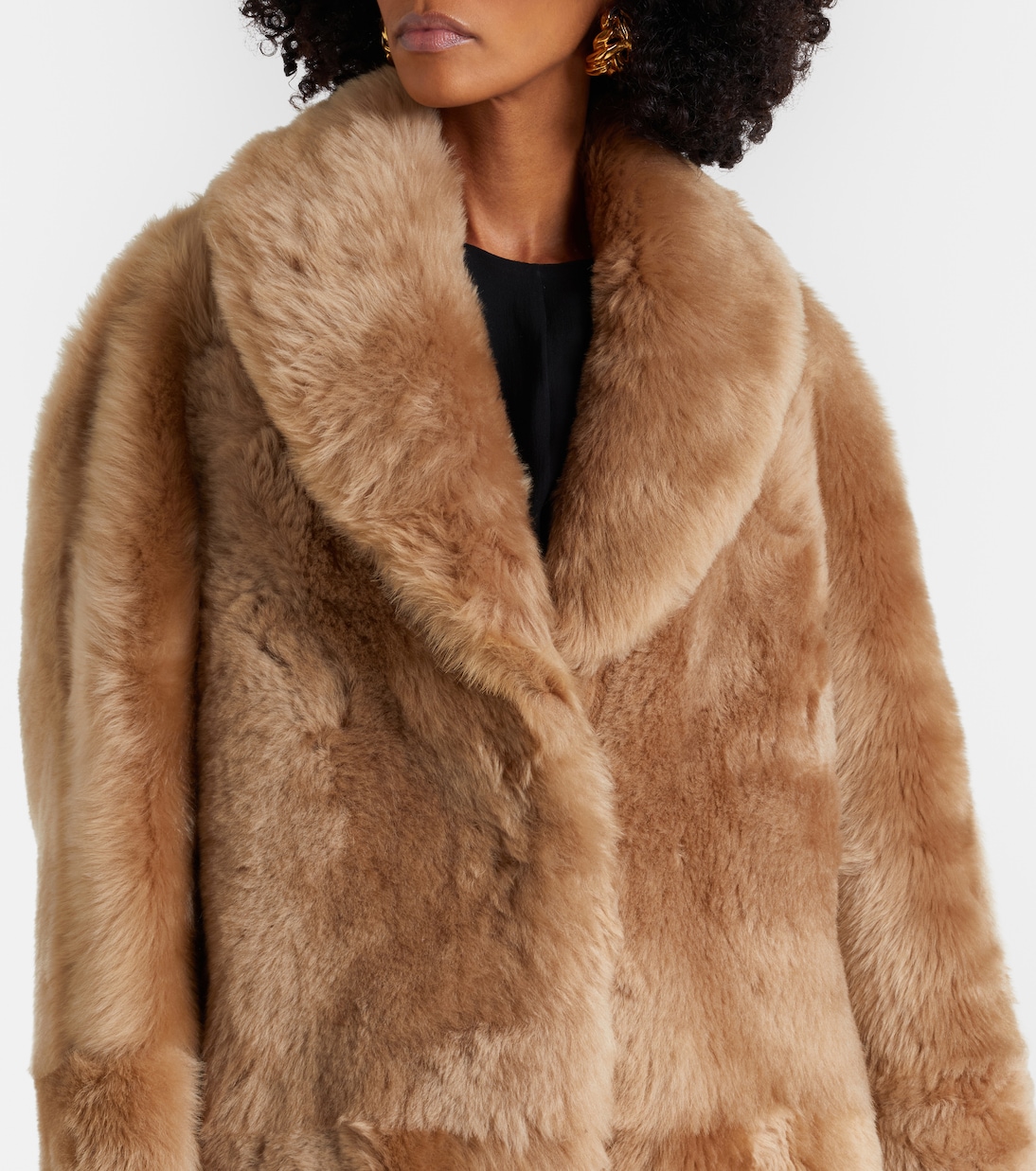 Anaïs shearling coat | Nour Hammour