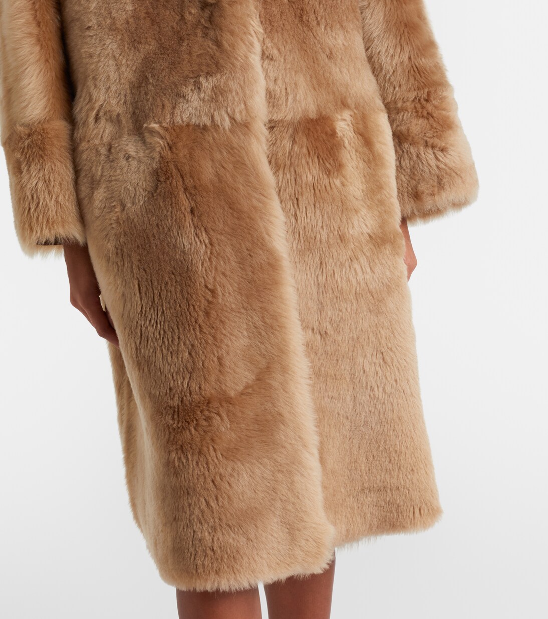 Anaïs shearling coat | Nour Hammour