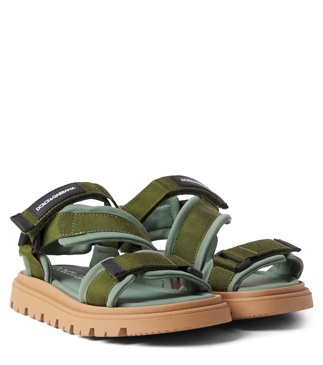 Logo grosgrain sandals | Dolce&Gabbana Kids