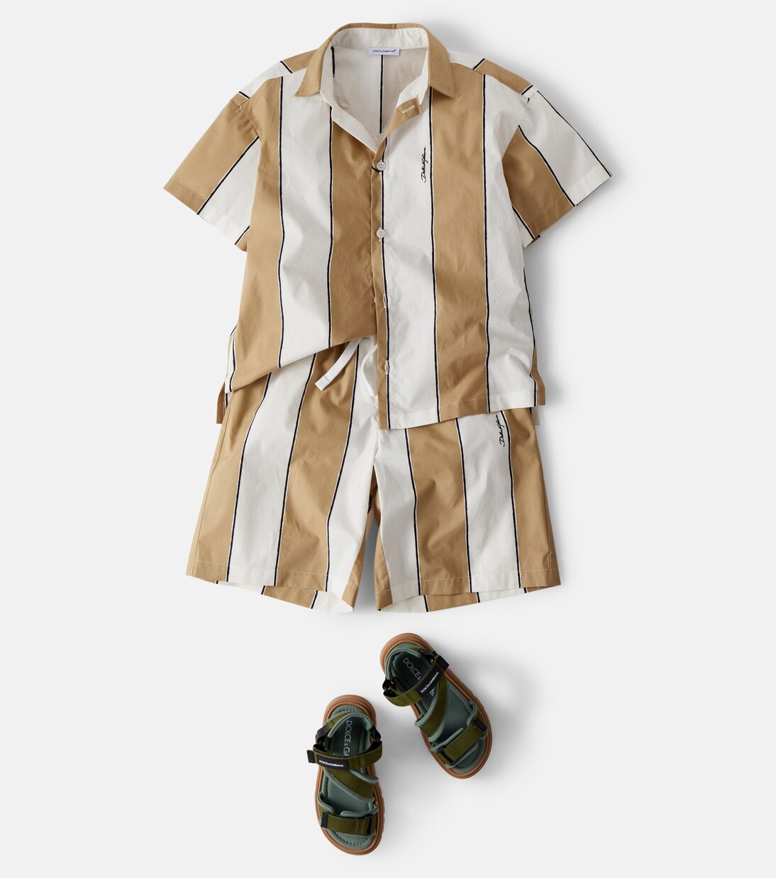 Logo grosgrain sandals | Dolce&Gabbana Kids