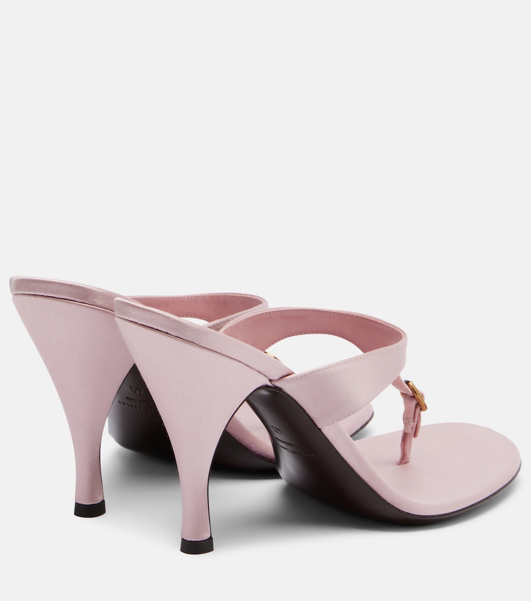 Sandalen Kiss And Tell aus Satin | Herbert Levine