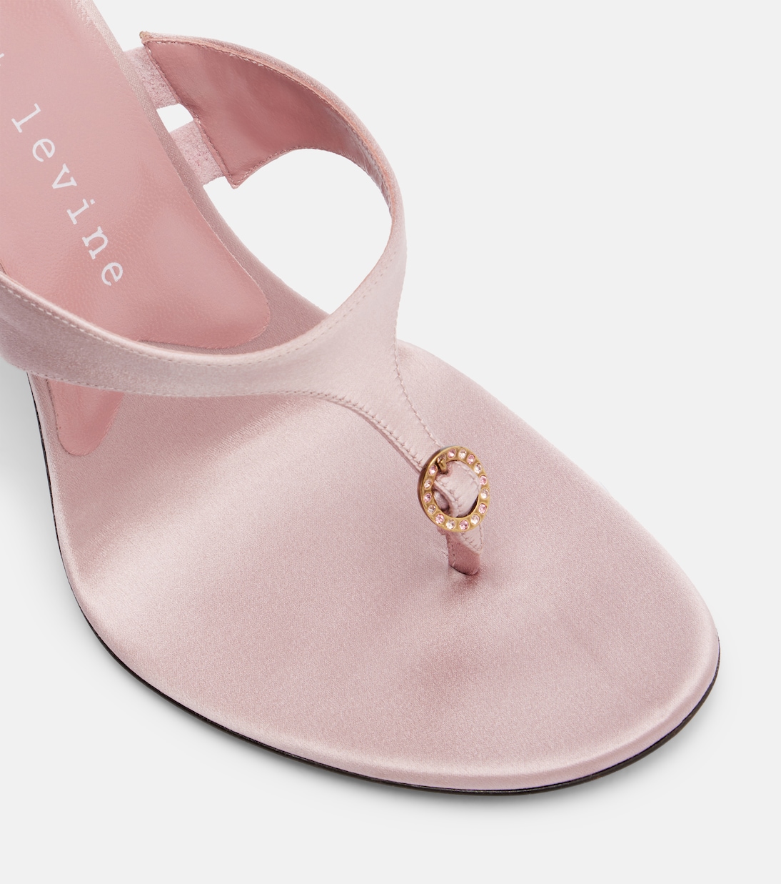 Sandalen Kiss And Tell aus Satin | Herbert Levine