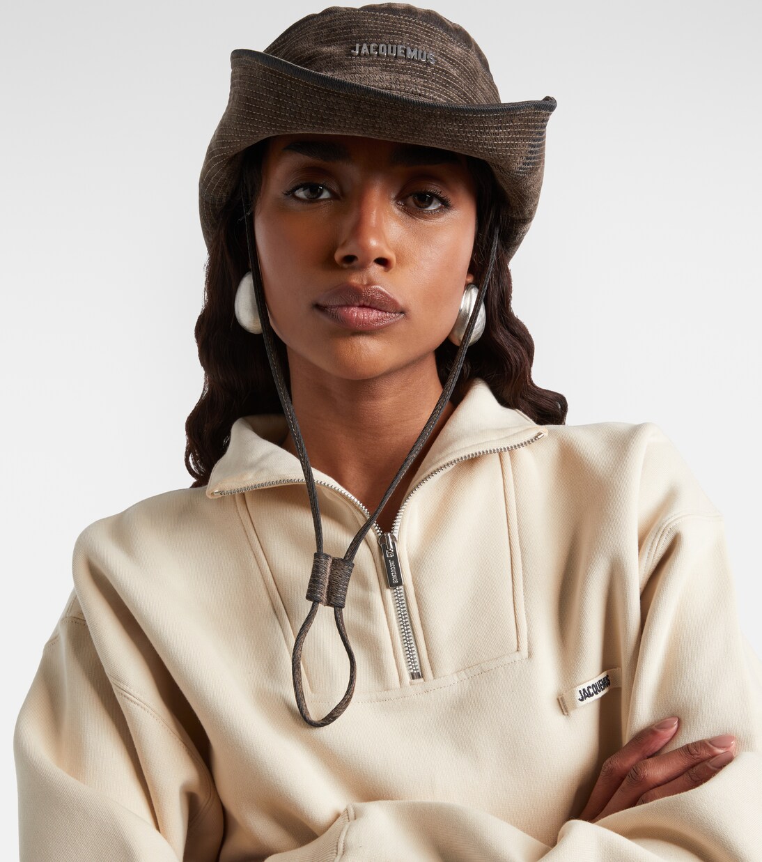 Hut Bob De-Nîmes aus Samt | Jacquemus