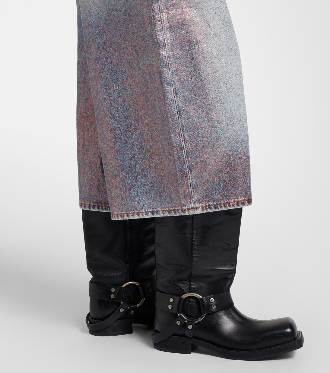 Coated denim culottes | Acne Studios