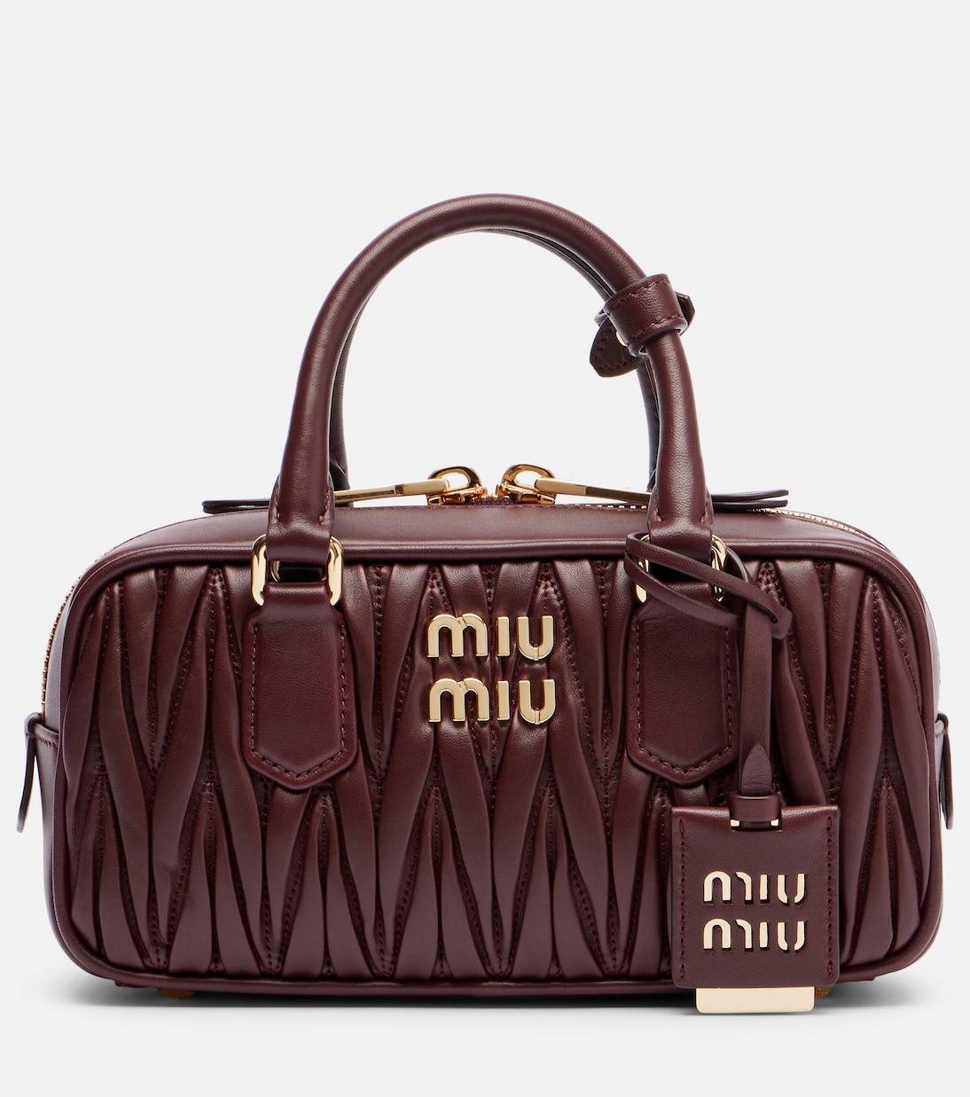 Arcadie matelassé leather tote bag | Miu Miu