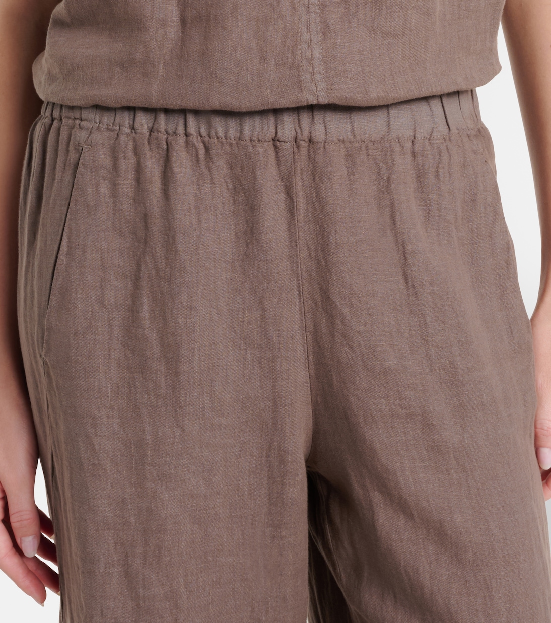 Pantalon ample Lola en lin | Velvet